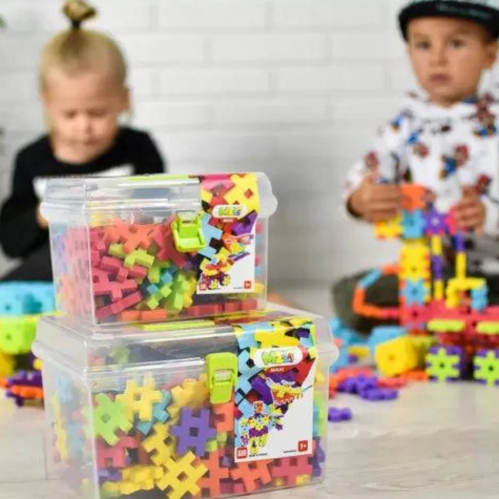 Meli Bloques · Maxi Travel Box 110 piezas*Niños Bloques Meli|Juguetes Y Juegos Motricidad Fina