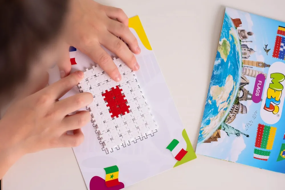 Meli Bloques · Mini Tematic Banderas del mundo*Niños Bloques Meli|Juguetes Y Juegos Motricidad Fina