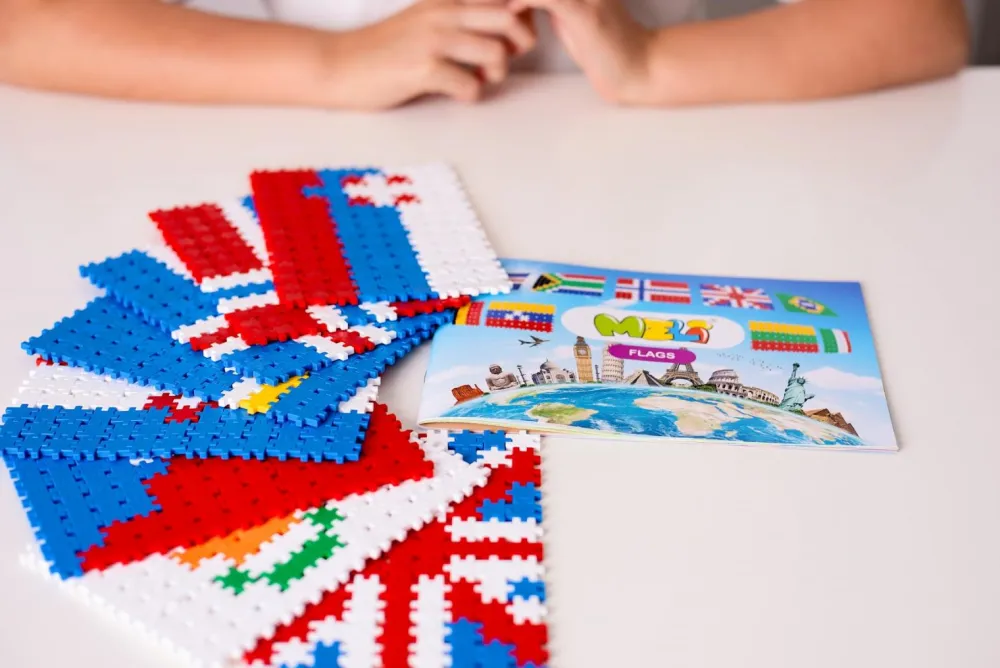 Meli Bloques · Mini Tematic Banderas del mundo*Niños Bloques Meli|Juguetes Y Juegos Motricidad Fina
