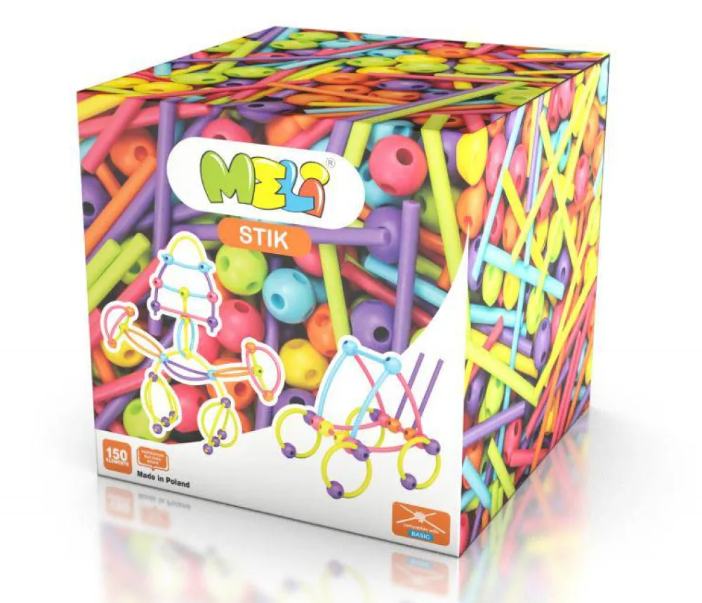 Meli Bloques · Stik 150pcs*Niños Bloques Meli|Juguetes Y Juegos Motricidad Fina