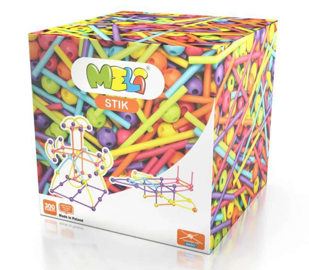 Meli Bloques · Stik 300pcs*Niños Bloques Meli|Juguetes Y Juegos Motricidad Fina