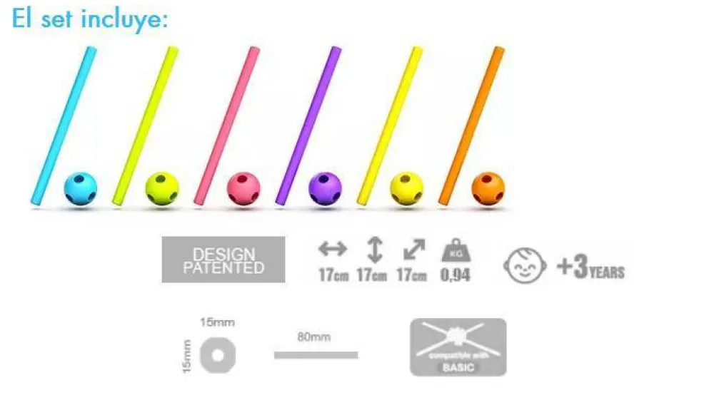 Meli Bloques · Stik 600pcs*Niños Bloques Meli|Juguetes Y Juegos Motricidad Fina