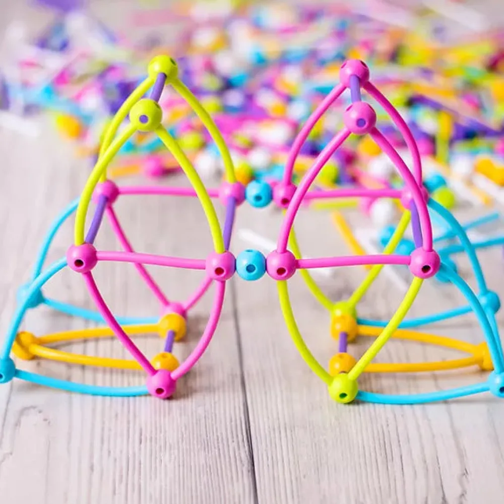 Meli Bloques · Stik 300pcs Pastel*Niños Bloques Meli|Juguetes Y Juegos Motricidad Fina