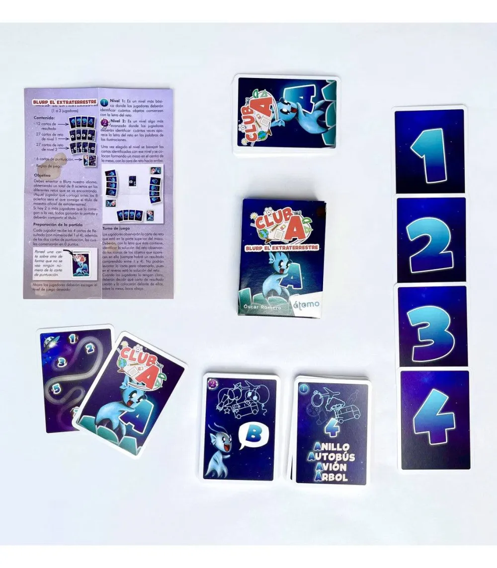 Átomo Games Blurp el Extraterrestre-Club A*Niños Átomo Games|Juegos De Mesa De Viaje