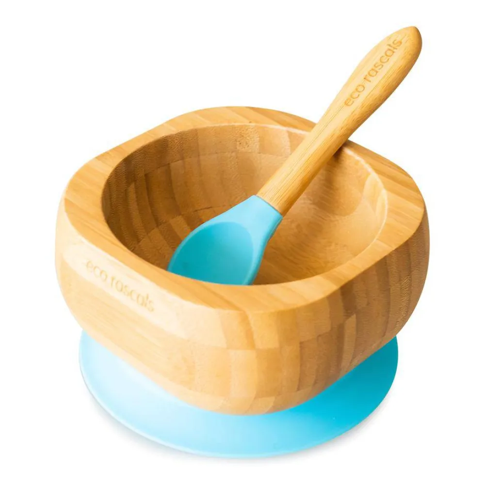 Eco Rascals Bol Bamboo* Baby-Led Weaning Y Accesorios Alimentación
