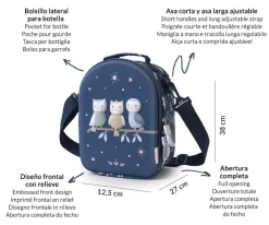 Tutete Bolsa Merienda Térmica 3D Magical Forest* Fundas De Almuerzo Y Bolsas De Merienda Térmicas