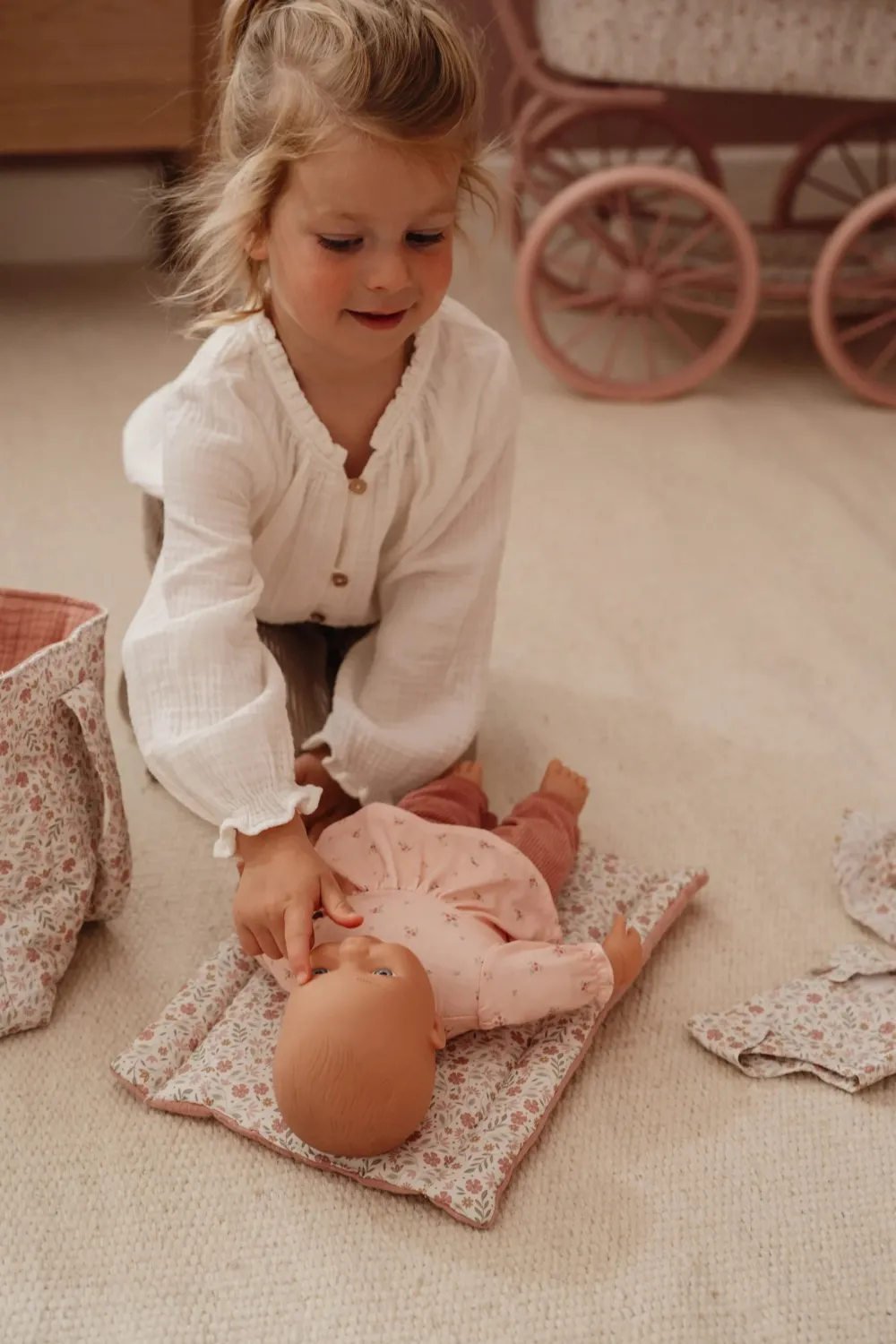 Little Dutch Bolso Cambiador muñecas ·*Niños Juguetes Waldorf|Juguetes Montessori