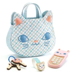 Djeco Bolso de los gatitos ·*Niños Cocinas De Madera Y Accesorios Juguete|Juguetes Waldorf