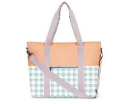 Monnëka Bolso Nevera Stripes Apricot* Mochilas, Cestas Y Bolsos Para Playa Y Piscina