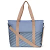 Monnëka Bolso Nevera Stripes Blue* Mochilas, Cestas Y Bolsos Para Playa Y Piscina