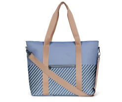Monnëka Bolso Nevera Stripes Blue* Mochilas, Cestas Y Bolsos Para Playa Y Piscina