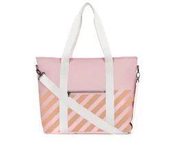 Monnëka Bolso Nevera Stripes Pink* Mochilas, Cestas Y Bolsos Para Playa Y Piscina