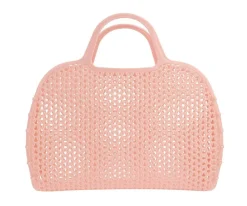 Tutete Bolso Plástico Retro Vintage · Pink Quartz* Mochilas, Cestas Y Bolsos Para Playa Y Piscina