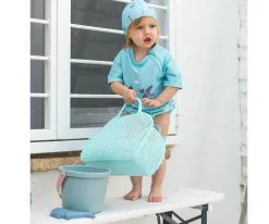 Tutete Bolso Plástico Retro Vintage · Aqua* Mochilas, Cestas Y Bolsos Para Playa Y Piscina