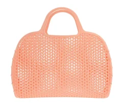 Tutete Bolso Plástico Retro Vintage · Blush Apricot* Mochilas, Cestas Y Bolsos Para Playa Y Piscina