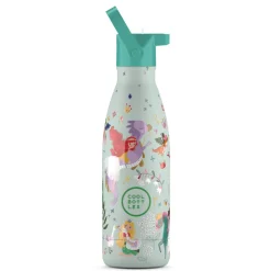 Cool Bottles Botella Acero - Princess Kingdom 350ml ·* Botellas De Agua Termo|Botellas De Agua Para El Cole·Botellas Termo