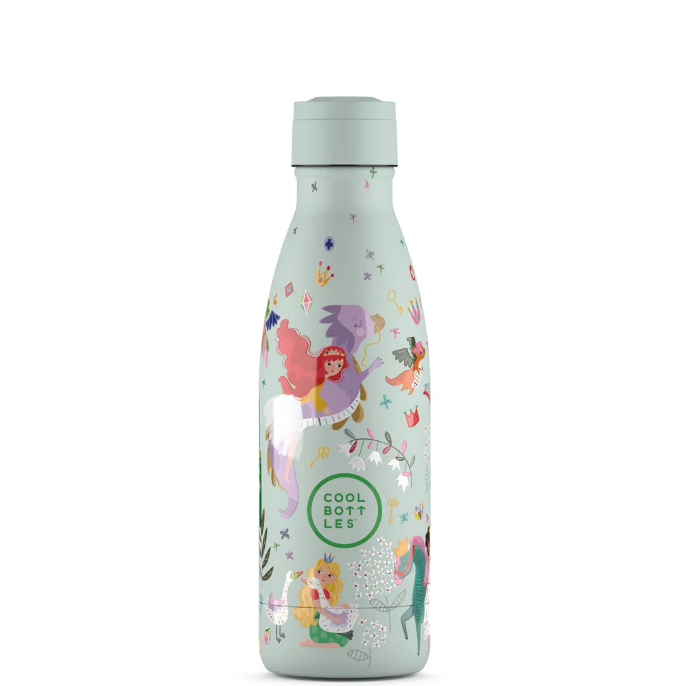 Cool Bottles Botella Acero - Princess Kingdom 350ml ·* Botellas De Agua Termo|Botellas De Agua Para El Cole·Botellas Termo