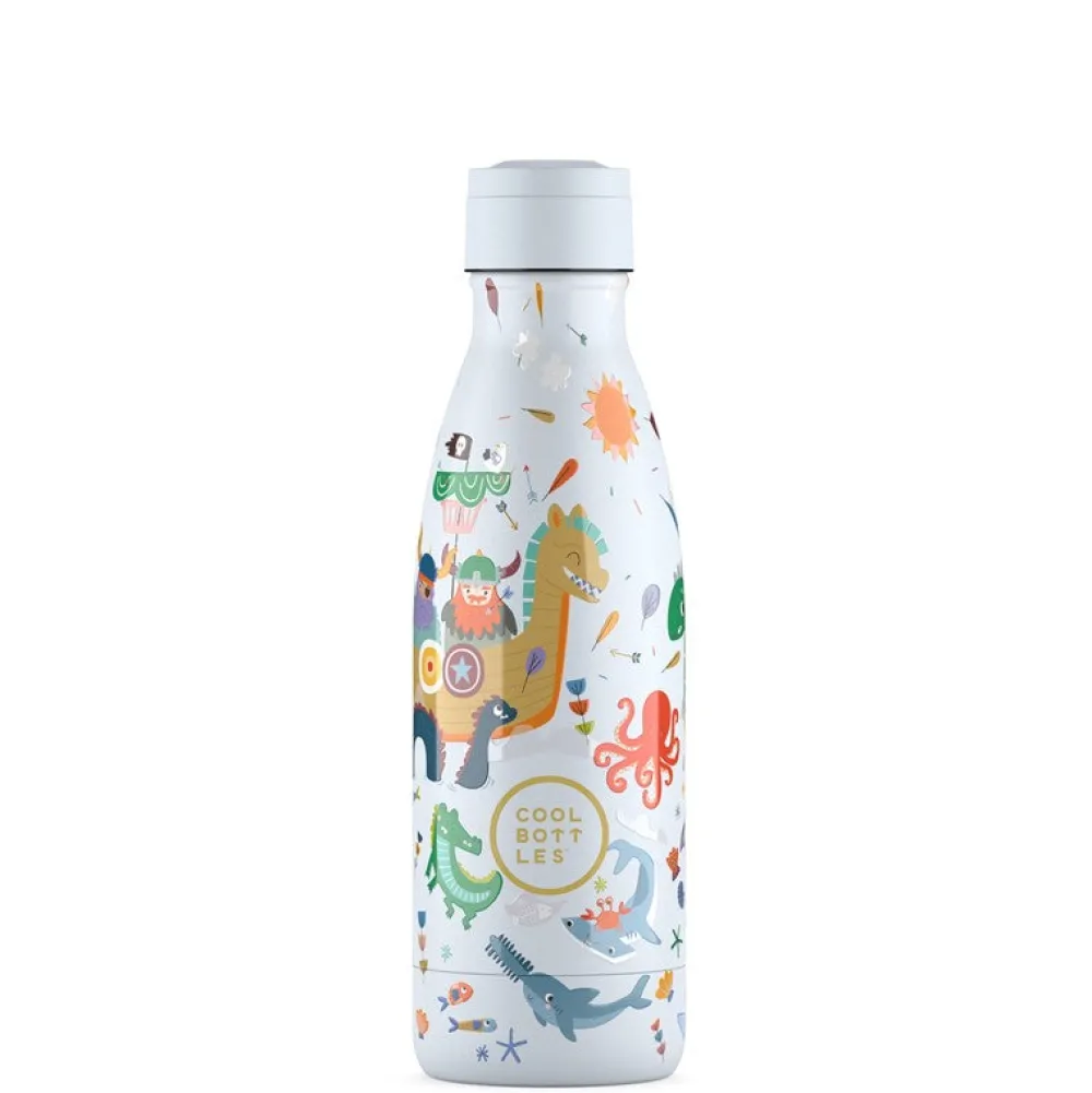 Cool Bottles Botella Acero Brave Vikings 350ml ·* Botellas De Agua Termo|Botellas De Agua Para El Cole·Botellas Termo