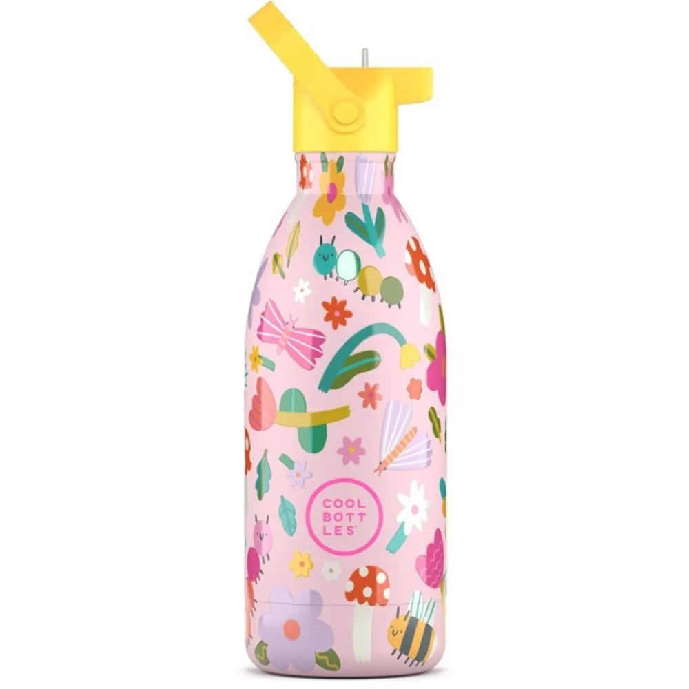 Cool Bottles Botella Acero Bug Life 500ml ·* Botellas De Agua Termo|Botellas De Agua Para El Cole·Botellas Termo