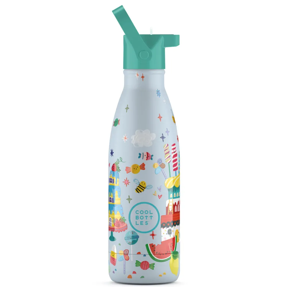 Cool Bottles Botella Acero Candy Land 350ml ·* Botellas De Agua Termo|Botellas De Agua Para El Cole·Botellas Termo