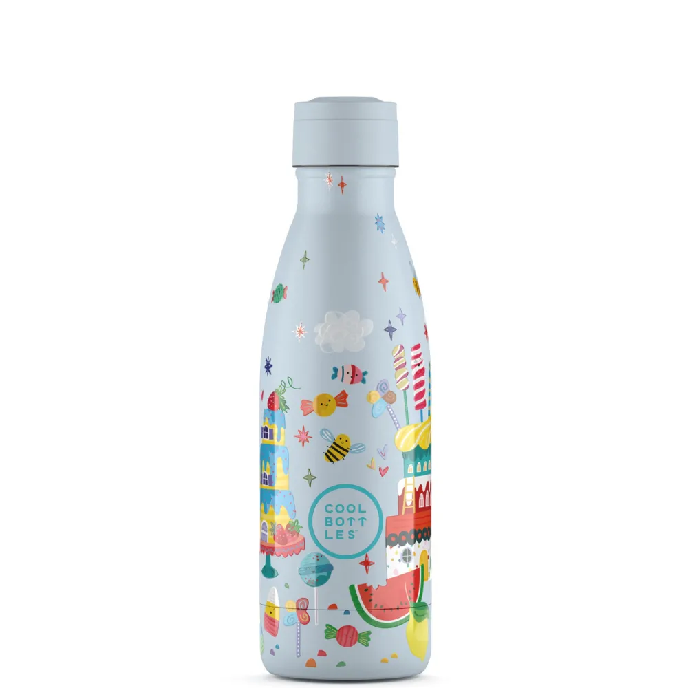Cool Bottles Botella Acero Candy Land 350ml ·* Botellas De Agua Termo|Botellas De Agua Para El Cole·Botellas Termo