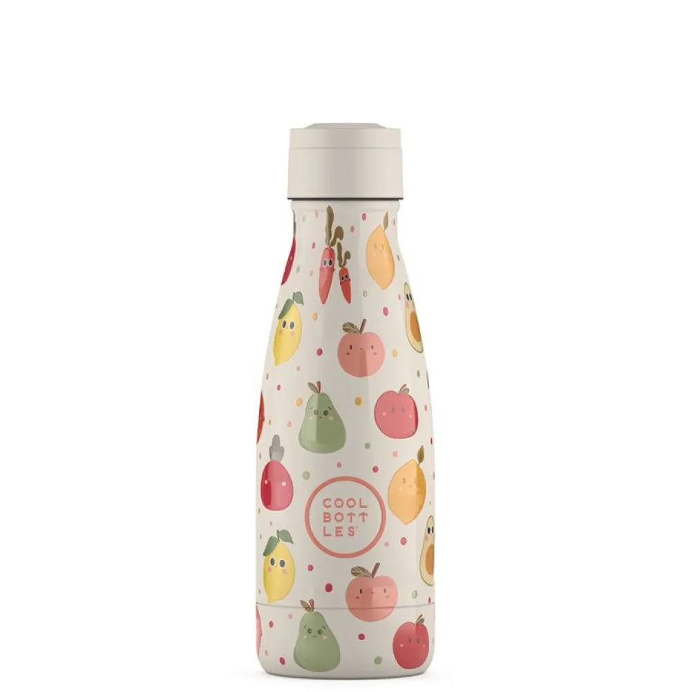 Cool Bottles Botella Acero Fruit Salad 260ml ·* Botellas De Agua Termo|Botellas De Agua Para El Cole·Botellas Termo