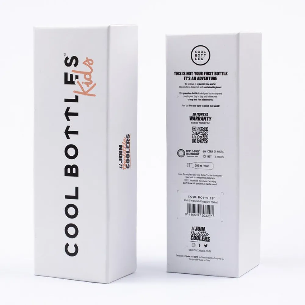 Cool Bottles Botella Acero Fruit Salad 260ml ·* Botellas De Agua Termo|Botellas De Agua Para El Cole·Botellas Termo