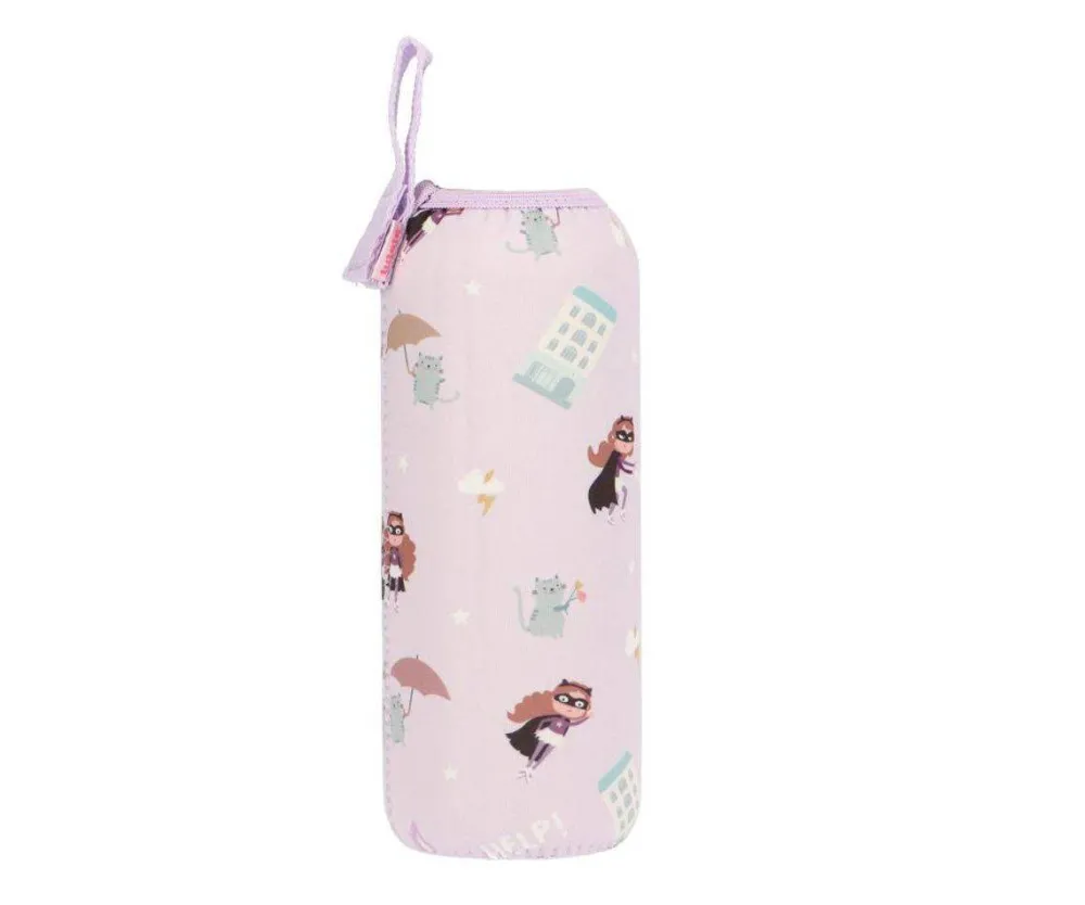 Tutete Botella Acero Funda Fantastic Girl 500ml* Botellas De Agua De Acero|Botellas De Agua Para El Cole·Botellas De Acero