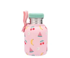 Tutete Botella Acero Funda Fruits 350ml* Botellas De Agua De Acero|Botellas De Agua Para El Cole·Botellas De Acero