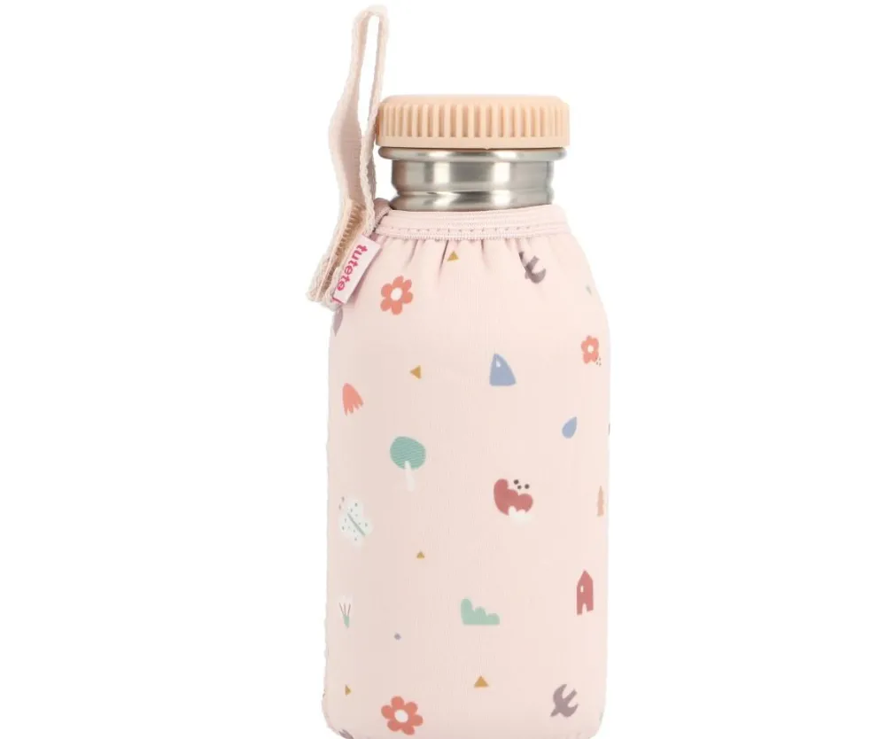 Tutete Botella Acero Funda Geometric Nature 500ml* Botellas De Agua De Acero|Botellas De Agua Para El Cole·Botellas De Acero