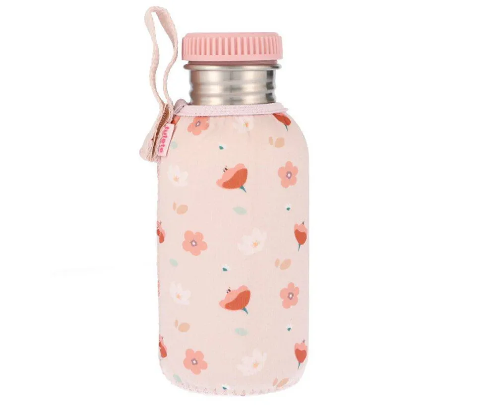 Tutete Botella Acero Funda Little Garden 500ml* Botellas De Agua De Acero|Botellas De Agua Para El Cole·Botellas De Acero