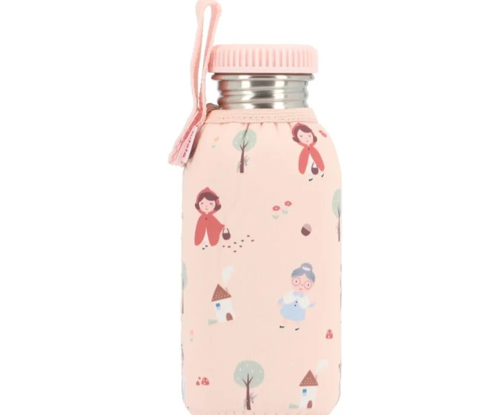 Tutete Botella Acero Funda Little Red 500ml* Botellas De Agua De Acero|Botellas De Agua Para El Cole·Botellas De Acero