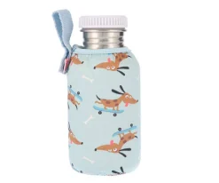 Tutete Botella Acero Funda Skater Dogs 500ml* Botellas De Agua De Acero|Botellas De Agua Para El Cole·Botellas De Acero