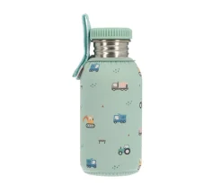Tutete Botella Acero Funda Trucks 500ml* Botellas De Agua De Acero|Botellas De Agua Para El Cole·Botellas De Acero