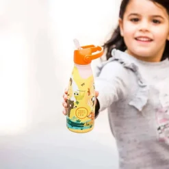 Cool Bottles Botella Acero Jungle Park 260ml ·* Botellas De Agua Termo|Botellas De Agua Para El Cole·Botellas Termo