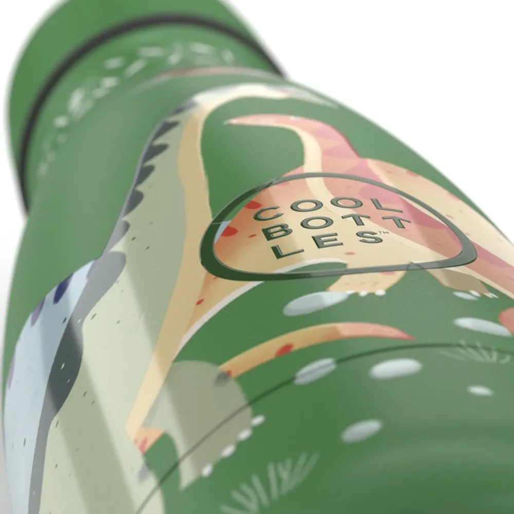 Cool Bottles Botella Acero Jurassic Era 350ml ·* Botellas De Agua Termo|Botellas De Agua Para El Cole·Botellas Termo