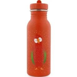 Trixie Botella Acero Loro 500ml ·* Botellas De Agua De Acero|Botellas De Agua Para El Cole·Botellas De Acero