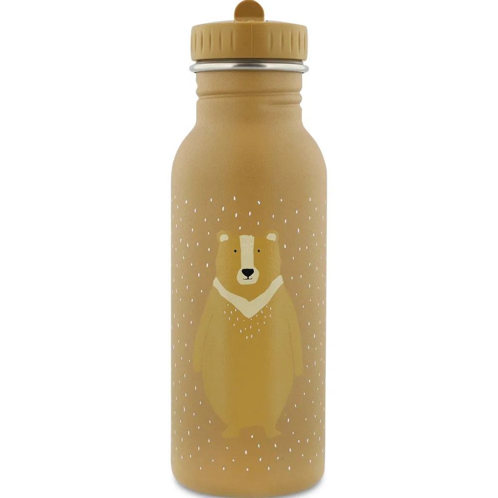 Trixie Botella Acero Mr. Bear 500ml ·* Botellas De Agua De Acero|Botellas De Agua Para El Cole·Botellas De Acero