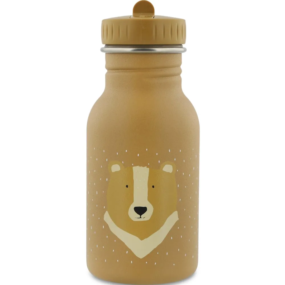 Trixie Botella Acero Mr. Bear 350ml ·* Botellas De Agua De Acero|Botellas De Agua Para El Cole·Botellas De Acero