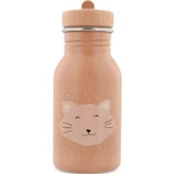 Trixie Botella Acero Mr. Cat 350ml ·* Botellas De Agua De Acero|Botellas De Agua Para El Cole·Botellas De Acero