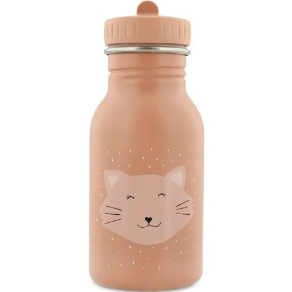 Trixie Botella Acero Mr. Cat 350ml ·* Botellas De Agua De Acero|Botellas De Agua Para El Cole·Botellas De Acero