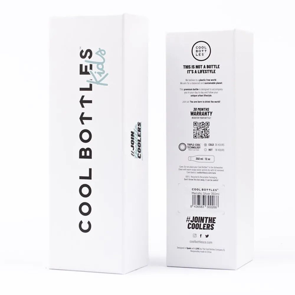 Cool Bottles Botella Acero Polar Bears 350ml ·* Botellas De Agua Termo|Botellas De Agua Para El Cole·Botellas Termo