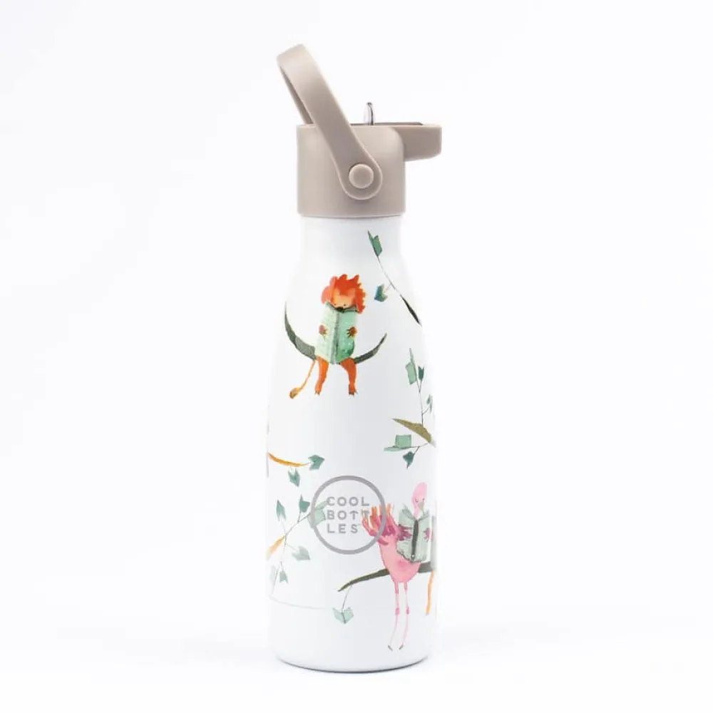 Cool Bottles Botella Acero Reading Buddies 260ml ·* Botellas De Agua Termo|Botellas De Agua Para El Cole·Botellas Termo