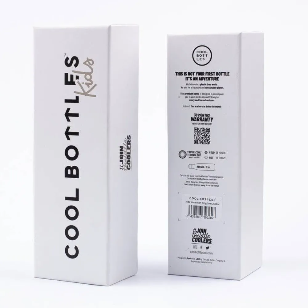 Cool Bottles Botella Acero Reading Buddies 260ml ·* Botellas De Agua Termo|Botellas De Agua Para El Cole·Botellas Termo