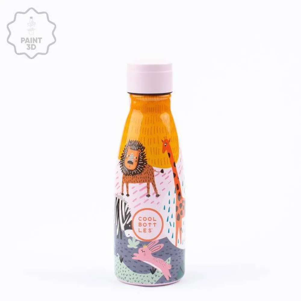 Cool Bottles Botella Acero Savannah Kingdom Park 260ml ·* Botellas De Agua Termo|Botellas De Agua Para El Cole·Botellas Termo