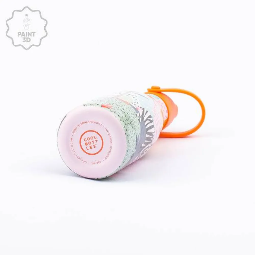 Cool Bottles Botella Acero Savannah Kingdom Park 260ml ·* Botellas De Agua Termo|Botellas De Agua Para El Cole·Botellas Termo