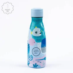 Cool Bottles Botella Acero Sea World 260ml ·* Botellas De Agua Termo|Botellas De Agua Para El Cole·Botellas Termo