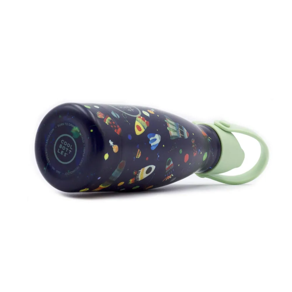 Cool Bottles Botella Acero Space Rockets 260ml ·* Botellas De Agua Termo|Botellas De Agua Para El Cole·Botellas Termo