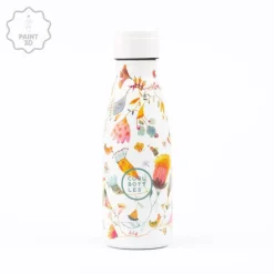 Cool Bottles Botella Acero Spring Flowers Park 260ml ·* Botellas De Agua Termo|Botellas De Agua Para El Cole·Botellas Termo