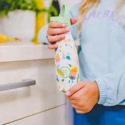 Cool Bottles Botella Acero Spring Flowers Park 260ml ·* Botellas De Agua Termo|Botellas De Agua Para El Cole·Botellas Termo